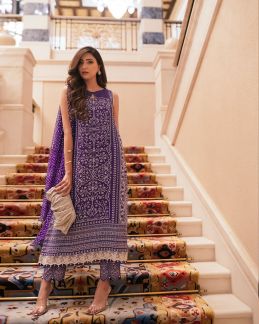 Faiza Saqlain - Silk Stitched - MALAK