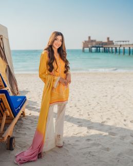 Faiza Saqlain - Silk Stitched - AMYRA