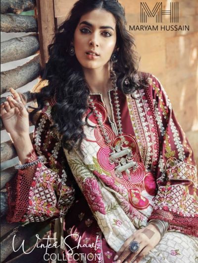 Maryam Hussain Winter Shawl