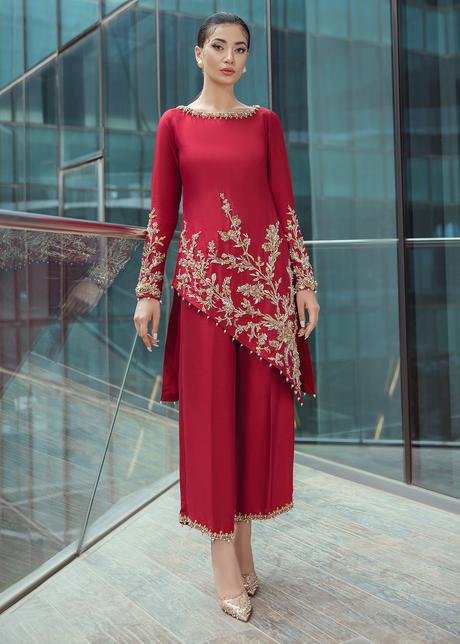 Kanwal Malik - Red Rouge - Zinnia Couture