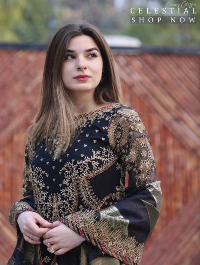 Iznik Celestial luxury Chiffon