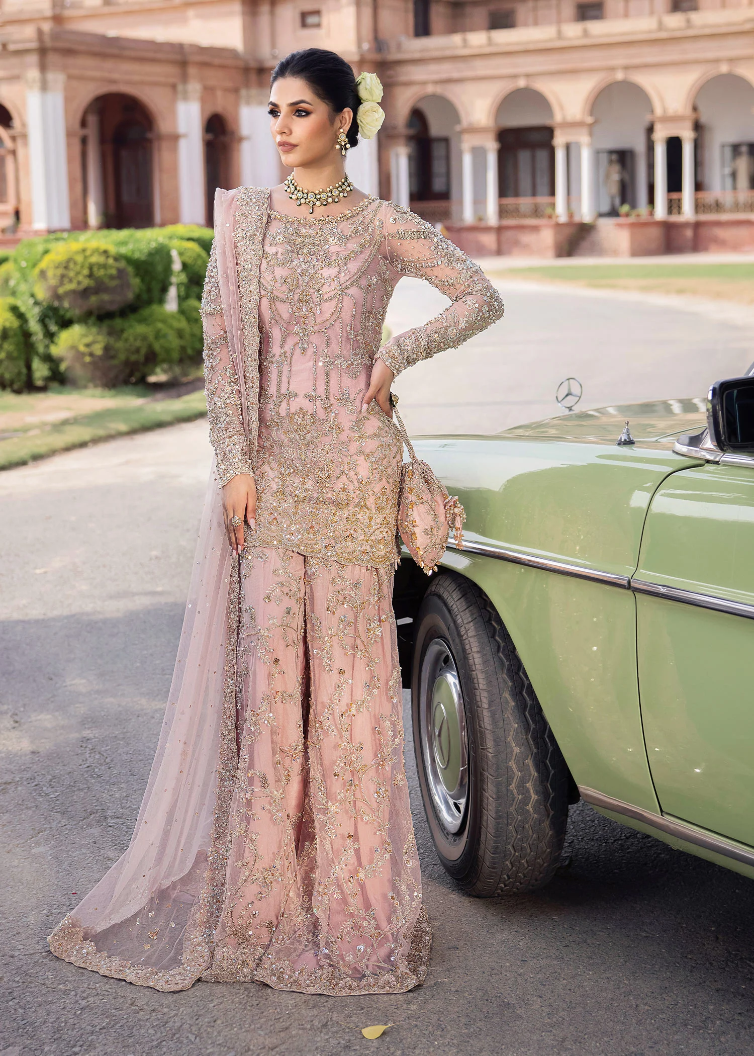 kanwal malik pink dress Misty - KM-01