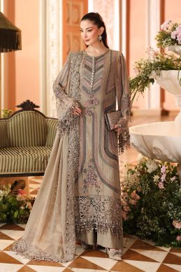 Mariab - 3 Piece Embroidered Chiffon Suit - 1